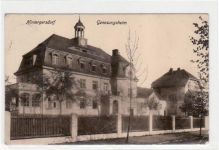 Hintergersdorf mit Genesungsheim gelaufen von 1931 kleiner Knick unten rechts, leichter Stempeldurchdruck, sonst gut erhalten.