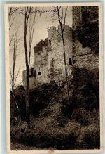 79539 W7850 Lörrach Foto AK Röttlerschloss Hinterer oberer Wachturm Wehrgang