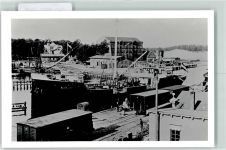 Karlsruhe Dock Handelsschiff FOTO KEINE AK