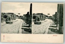 80045 Pompei e Scavi Stereo AK