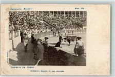 Madrid 1905 - Corrida de Toros Guerrita despues de una estocada Ort lt. Stempel