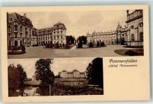 96178 W8602 Pommersfelden - Schloß Pommersfelden Park Schwannenteich Rehe