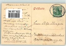 33602 W4800 Bielefeld 1913 - Sieker Schweiz Bahnpoststempel