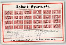 Rabatt-Sparkarte Ein Kuss Nr 1089 Soldatenliebe 1903