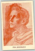 Fra Angelico Rötelskizze von Karl Strunk AK Künstler S 1926