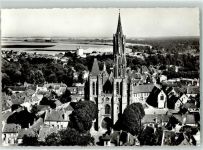 60300 Senlis Foto AK Kirche Eglise
