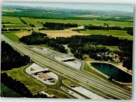 27367 W2724 Stuckenborstel - Autobahn-Rasthaus Grundbergsee Fliegeraufnahme