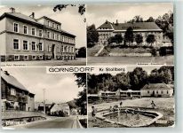 09390 O9163 Gornsdorf - Polat. Oberschule Kulturhaus Freundschaft Karl-Marx-Straße Naturbad
