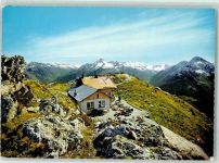 6290 Mayrhofen - Penkenjochhütte gegen Tristner Ahornspitze und Reichenspitzgruppe