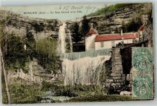 39130 Bonlieu 1907 - le Saut Giard et la Villa