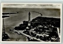 Osternothafen Chorzelin - Fliegeraufnahme Leuchtturm und Mole