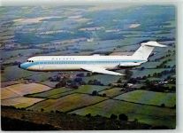 BAC Super Pne Eleven Holiday Jet Bavaria Foto AK