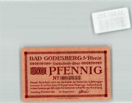 53111 W5300 Bad Godesberg Notgeldschein Notgeld 50 Pfennig