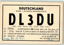 53111 W5300 Bonn 1955 KEINE AK Funk QSL-Karte