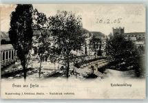 10115 W1000 Berlin, unsortiert 1905 Gebrauchsspuren Kunst Ausstellung