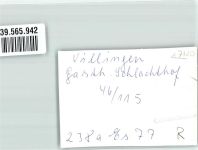 78048 W7730 Villingen -Schwenningen FOTO KEINE AK Gasthaus Schlachthof Ort handschriftlich Foto Original aus Archiv eines Ansichtskartenverlags