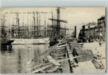 13000 Marseille - le Quai de Rive Neuve Segelschiff