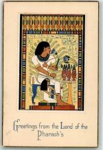 Theben Thebes Gebrauchsspuren Grüße aus dem Land der Pharaonen Denkmal