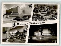 10115 W1000 Tiergarten Foto AK Philarmonie Auto Omnibus