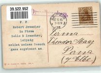 64625 W6140 Auerbach 1916 - Schlosshof Drucksache