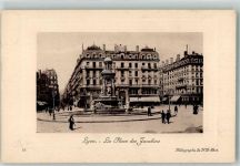 69000 Lyon Foto AK Denkmal Place des Jacobins