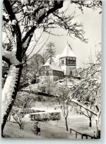 71540 W7157 Murrhardt Winter Walterichskirche im Schnee