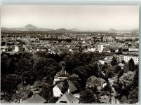 73033 W7320 Göppingen Foto AK mit den drei Kaiserbergen Hohenstaufen Hohenrechberg Stuifen
