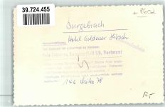 96138 W8602 Burgebrach FOTO KEINE AK Hotel goldenern Hirsch Ort handschriftlich Foto Original aus Archiv eines Ansichtskartenverlags