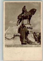 Klausenburg Cluj / Kolozsvar 1958 Gebrauchsspuren Denkmal Matei Corvin
