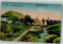 Feldpost WK I I.Batl.Inf.Rgt. Nr. 437 Bauernhof Motiv Polen 1917