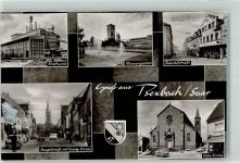 66450 W6652 Bexbach Gebrauchsspuren Kraftwerk Bahnhofstraße Kath. Kirche Oldtimer beschnitten