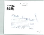 49762 W4474 Hilter Ems FOTO KEINE AK Fliegeraufnahme Ort handschriftlich Foto Original aus Archiv eines Ansichtskartenverlags