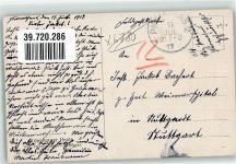29646 W3045 Volkwardingen 1917 - Feldpost WK I Lüneburger Heide