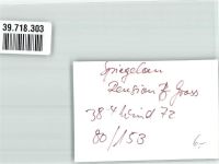 94481 W8356 Spiegelau FOTO KEINE AK Pension Gross Gaststube Foto Original aus Archiv eines Ansichtskartenverlags Ort handschriftlich