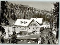 76596 W7564 Hundsbach , Baden - Winter Gasthaus Pension zur Forelle
