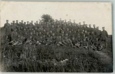 Gruppenfoto Uniform WK I 1915 Privatfoto AK