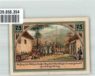 98714 O6316 Stützerbach 1921 Notgeldschein 75 Pfennig