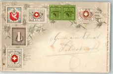Zürich Edelweiss Verlag Menke-Huber Briefmarkenbörse Briefmarkenabbildung Lithographie