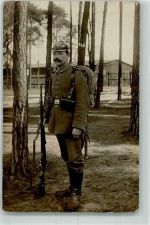 Soldat Uniform Privatfoto AK WK I 1917 Gebrauchsspuren