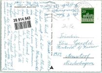 Bunte Kuh Flaggenschmuck Seebäderschiff 1963 Foto AK