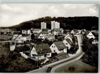 66111 W6600 Dudweiler , Saar Foto AK Hochhäuser Neubauviertel