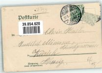 88633 W7799 Heiligenberg , Baden 1900 Gebrauchsspuren Schloss Hotel Post Lithographie