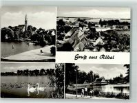 17207 O2070 Röbel - Kirche Seepromenade Mönchteich