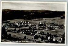 78136 W7745 Schonach im Schwarzwald Foto AK mit Kirche St. Urban