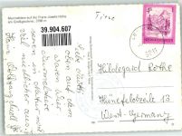 Murmeltiere Großglockner Hüttenstempel Bergtier Foto AK