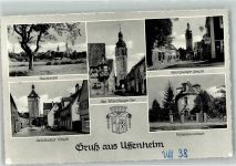 97215 W8704 Uffenheim - Heimatmuseum Würzburger Tor Ansbacher VW Käfer