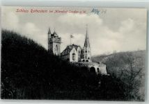 37242 W3437 Rothestein , Schloß - Das Schloss oberhalb der Werra Fotograf Oscar Tellgmann