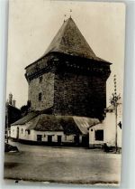 02870 Bucy-les-Cerny Foto AK Schloss Ort handschriftlich