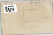 02870 Bucy-les-Cerny Foto AK Schloss Ort handschriftlich