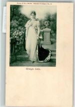 im Hermelinmantel in Charlottenburg Verlag Goens & Nau Nr. 57 Adel Preussen Adel Königin Luise 1900